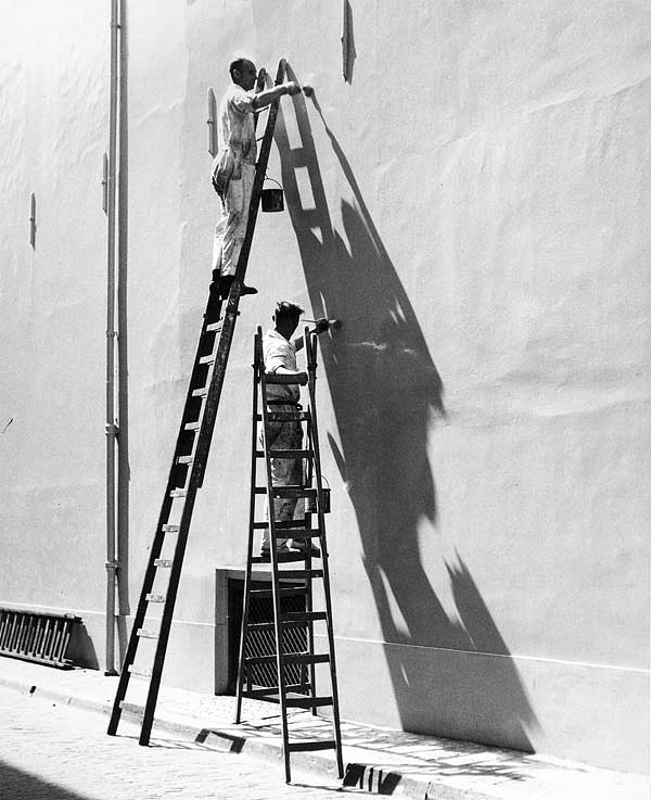 Kees Scherer, The Netherlands, probably early 1960s Painters-at-Work.jpg